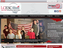 Tablet Screenshot of esc-lc.org